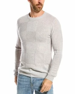 Discount 👏 Scott & Scott London Wool & Cashmere-Blend Crewneck Sweater Men Sweaters 🔔