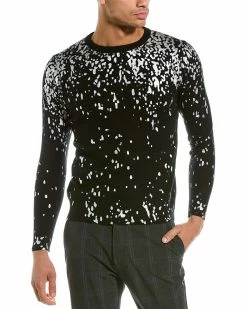 Coupon 👍 Scott & Scott London Foil Cashmere Crewneck Sweater Men Sweaters ❤️