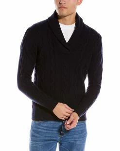 Coupon 🎁 Scott & Scott London Shawl Collar Wool Sweater Men Sweaters 🔔