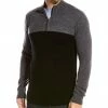 Outlet ❤️ Scott & Scott London Wool & Cashmere-Blend 1/2-Zip Mock Sweater Men Sweaters ⭐
