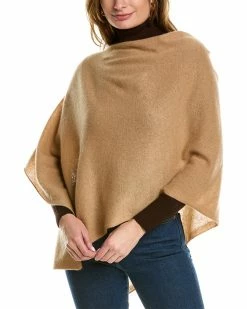 Cheap ⌛ Scott & Scott London Classic Cashmere Poncho 👩 Women Scarves & Wraps 🔔
