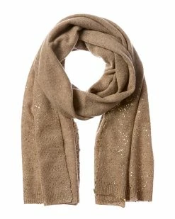 Deals 😀 Scott & Scott London Foil Cashmere Scarf 👩 Women Scarves & Wraps ✨
