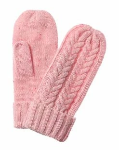 Outlet 🔔 Scott & Scott London Twist Cable Cashmere Mittens 👩 Women Gloves 👏