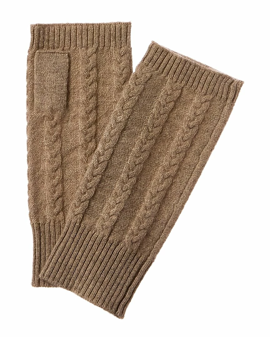 Coupon π Scott & Scott London Plait Cable Cashmere Fingerless Gloves π© Women π