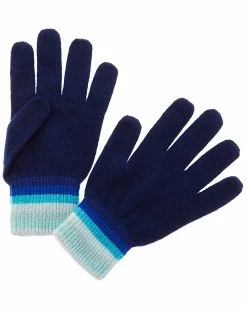 Buy 🔔 Scott & Scott London Gradient Stripe Cashmere Gloves 👩 Women ❤️