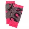 Discount 🛒 Scott & Scott London Leopard Pop Cashmere Wrist Warmers 👩 Women Gloves 😀