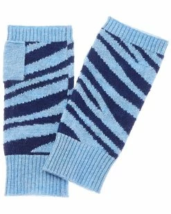 Outlet ⌛ Scott & Scott London Zebra Cashmere Wrist Warmers 👩 Women Gloves 🔔