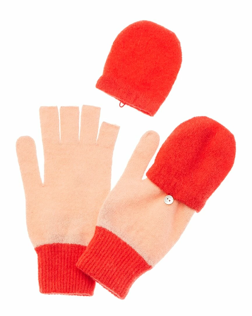 Hot Sale π Scott & Scott London Colorblocked Cashmere Mittens π© Women Gloves π