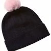 Wholesale ⌛ Scott & Scott London Contrast Pom Cable Cashmere Hat 👩 Women Hats 🎁