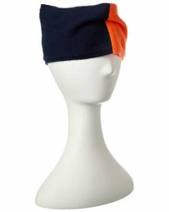 Buy 🎉 Scott & Scott London Colorblocked Ribbed Cashmere Headband 👩 Women Hats ⭐