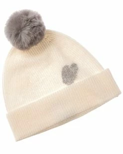 Budget 😀 Scott & Scott London Intarsia Heart Cashmere Hat 👩 Women Hats 🥰
