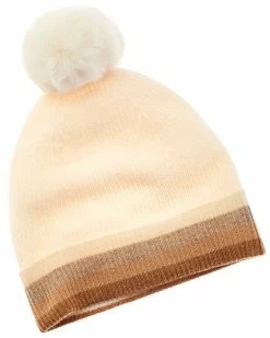 Best reviews of ⭐ Scott & Scott London Rainbow Pom Cashmere Hat 👩 Women Hats 🔔