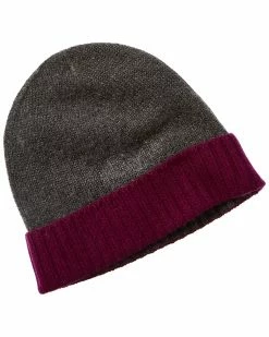Top 10 😀 Scott & Scott London Colorblocked Turn Up Cashmere Beanie 👩 Women Hats 🔥