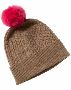Best reviews of 👏 Scott & Scott London Plait Cable Pom Cashmere Hat 👩 Women Hats 🤩