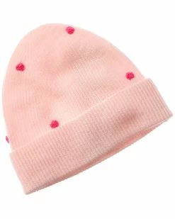 Buy 🤩 Scott & Scott London Bobble Cashmere Beanie 👩 Women Hats 😀