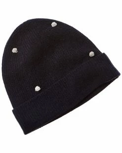 Outlet 🔥 Scott & Scott London Bobble Cashmere Beanie 👩 Women Hats 🌟