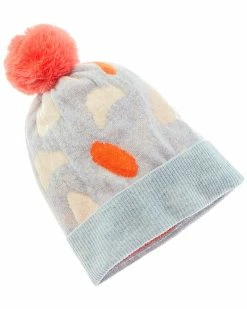 Best Pirce ⌛ Scott & Scott London Leopard Pop Pom Hat 👩 Women Hats ⌛
