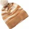 Outlet 🌟 Scott & Scott London Zebra Pom Cashmere Hat 👩 Women Hats 🔔