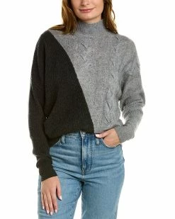 Flash Sale 🧨 Scott & Scott London Colorblock Wool & Cashmere-Blend Sweater 👩 Women Sweaters & Knits 💯