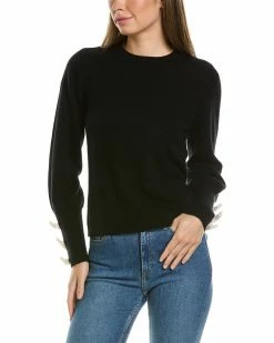 Hot Sale ✨ Scott & Scott London Bow Cuff Wool & Cashmere-Blend Jumper 👩 Women Sweaters & Knits 😉