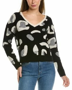 Top 10 🥰 Scott & Scott London Leopard Wool & Cashmere-Blend Sweater 👩 Women Sweaters & Knits 😉