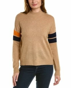Outlet 🎁 Scott & Scott London Striped Wool & Cashmere-Blend Boyfriend Sweater 👩 Women Sweaters & Knits 😀