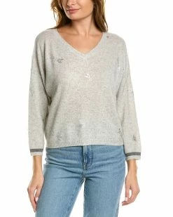 Cheapest ✨ Scott & Scott London Flutter Foil Cashmere Sweater 👩 Women Sweaters & Knits 🧨