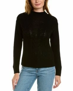 Best deal ⭐ Scott & Scott London Mock Neck Wool & Cashmere-Blend Sweater 👩 Women Sweaters & Knits 🌟
