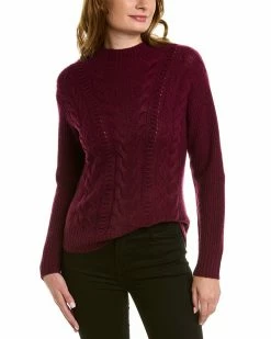 Deals ✔️ Scott & Scott London Mock Neck Wool & Cashmere-Blend Sweater 👩 Women Sweaters & Knits ⌛