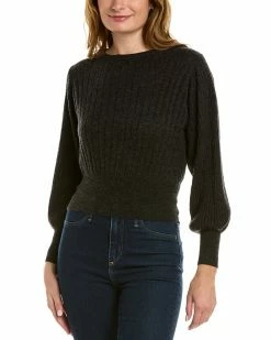Buy ⭐ Scott & Scott London Cropped Wool & Cashmere-Blend Sweater 👩 Women Sweaters & Knits 👏