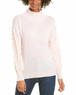 Cheap 🎁 Scott & Scott London Bobble Sleeve Cashmere Sweater 👩 Women Sweaters & Knits 😀