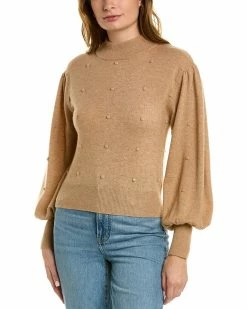 Cheapest 🌟 Scott & Scott London Bobble Wool & Cashmere-Blend Sweater 👩 Women Sweaters & Knits 🛒