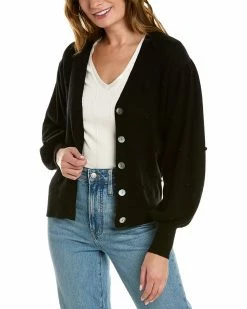 Best Pirce ⭐ Scott & Scott London Bobble Wool & Cashmere-Blend Cardigan 👩 Women Sweaters & Knits ⌛