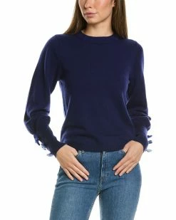 Best reviews of 🌟 Scott & Scott London Bow Cuff Wool & Cashmere-Blend Jumper 👩 Women Sweaters & Knits 🛒