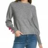 Buy 🎉 Scott & Scott London Bow Cuff Wool & Cashmere-Blend Jumper 👩 Women Sweaters & Knits ❤️