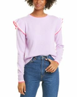 Wholesale 😀 Scott & Scott London Frill Cashmere Sweater 👩 Women Sweaters & Knits 🥰