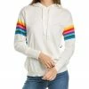 Promo 🎁 Scott & Scott London Silk-Blend Rainbow Hoodie 👩 Women Sweaters & Knits 😉