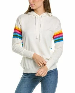 Promo 🎁 Scott & Scott London Silk-Blend Rainbow Hoodie 👩 Women Sweaters & Knits 😉
