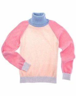 New 🧨 Scott & Scott London Colorblocked Roll Neck Sweater Kids Tops 🤩