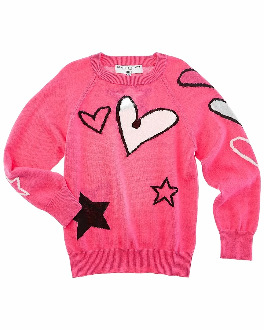 Deals π Scott & Scott London Heart Sweater Kids Tops π§¨